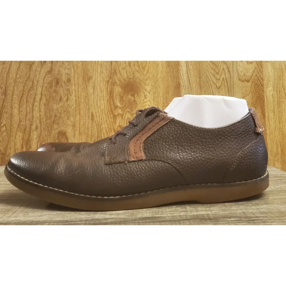 Sperry Newman Oxford Dress Shoes Tumbled Brown Mens Size‎ 11